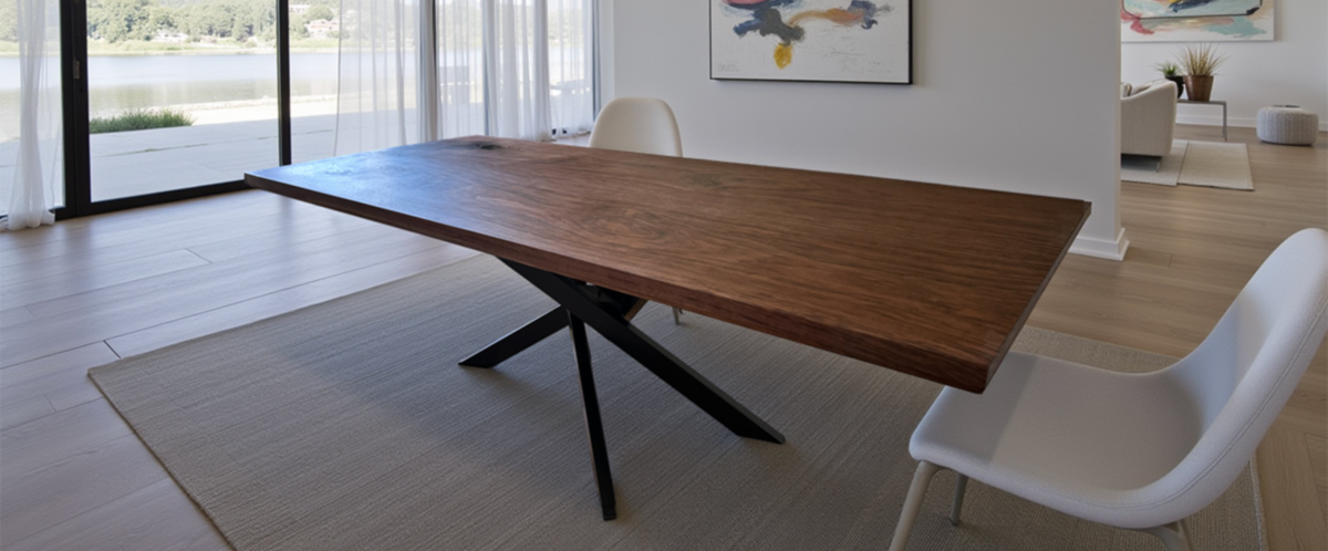Holden Grand Dining Table in Black Walnut
