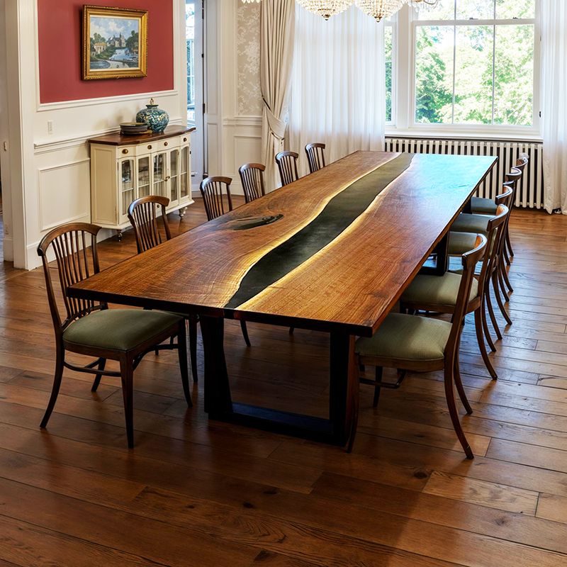 Springsteen River Table in Black Walnut