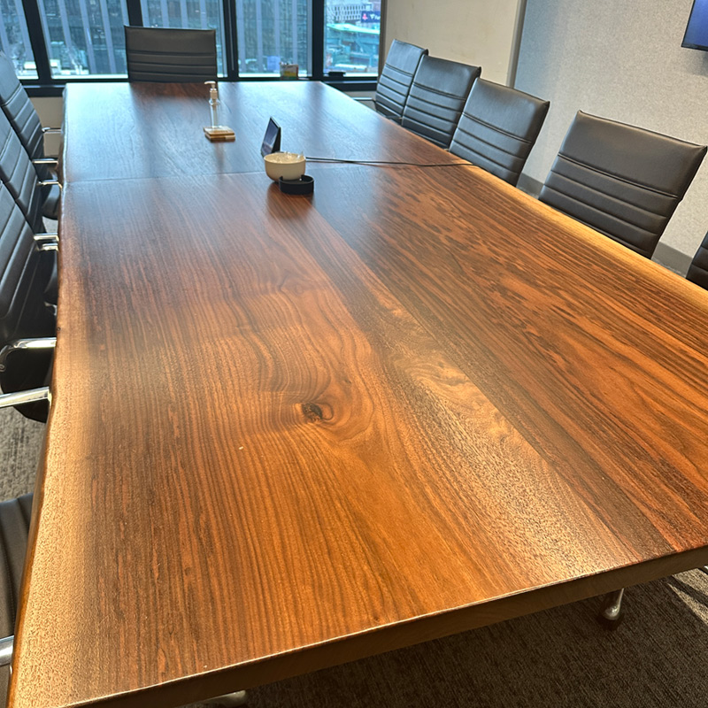 Boston Executive Live Edge Conference Table