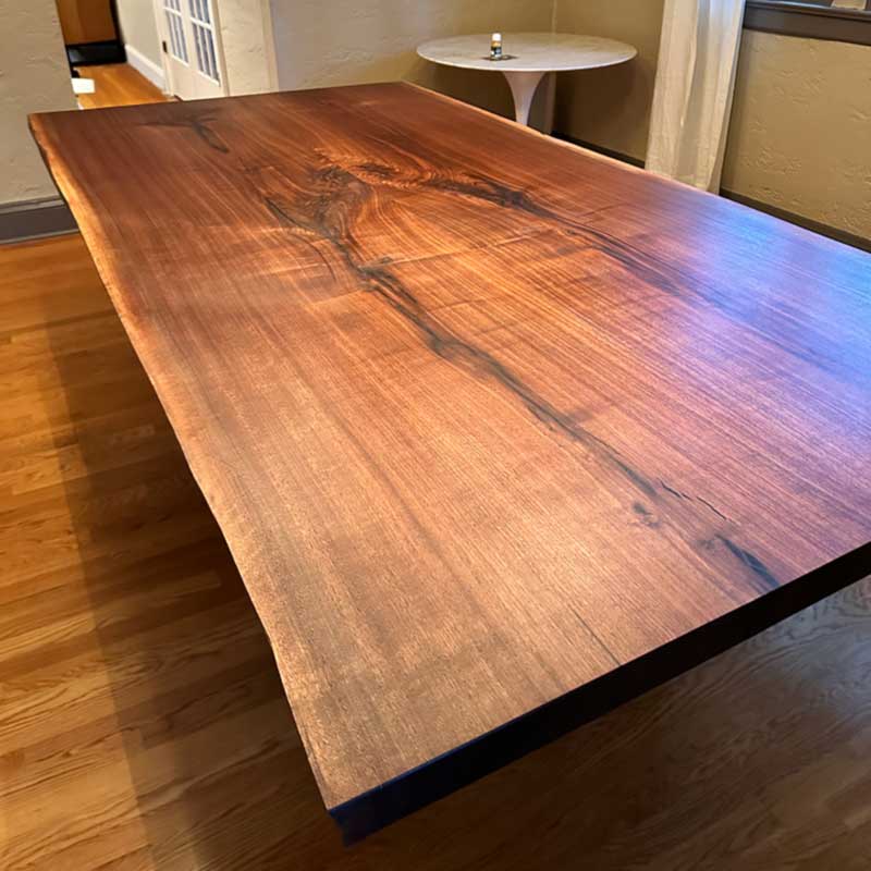 Portsmouth Book Matched Live Edge Table