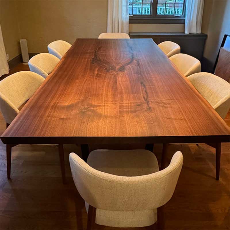 Portsmouth Book Matched Live Edge Table