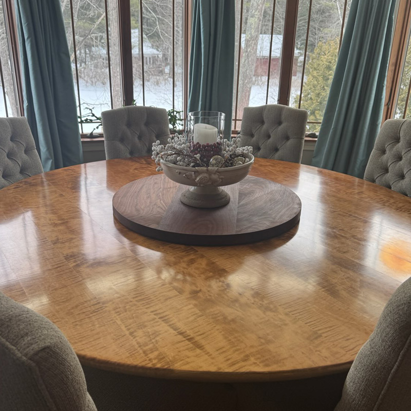 Hardwood Lazy Susan