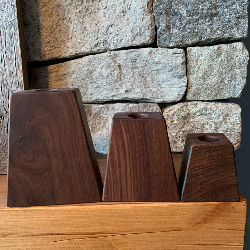 Repurposed Hardwood Vase