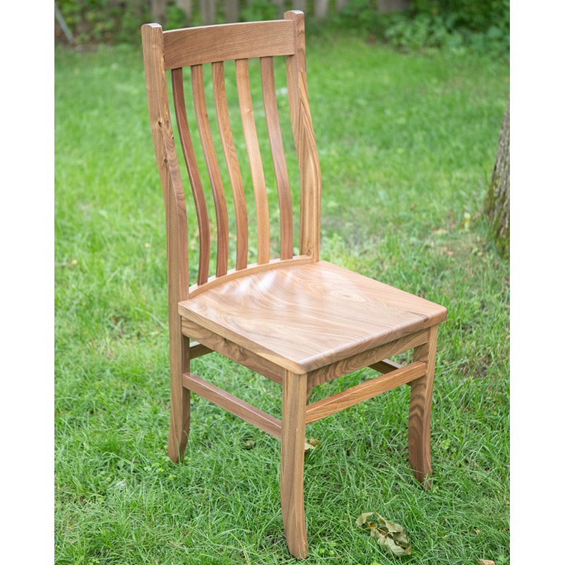 Walnut Comfort Side Chair