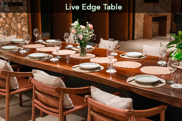 live edge table
