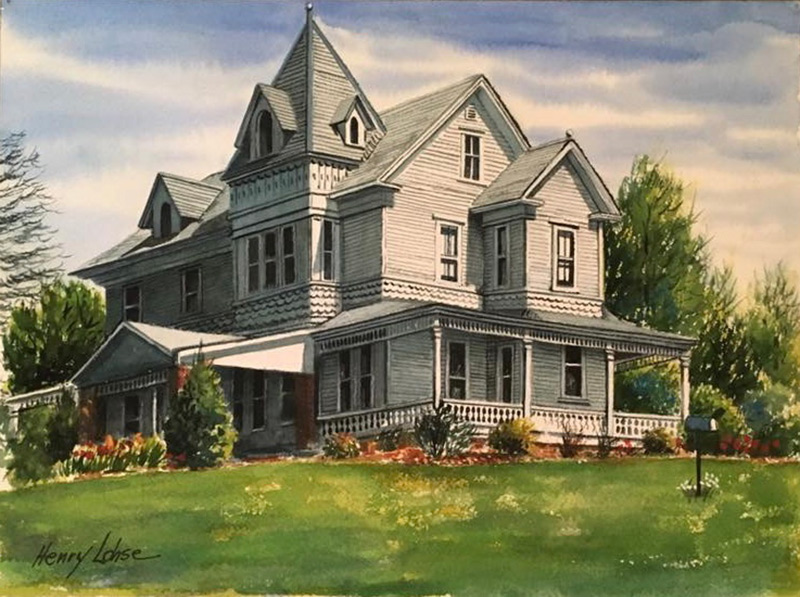 Henry Lohse House on a Hill