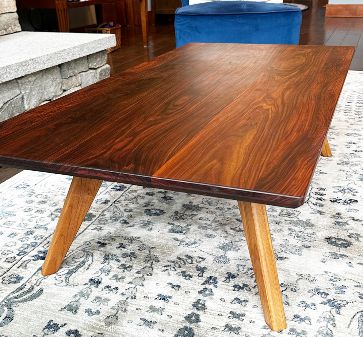 custom table : Mid-century spider table